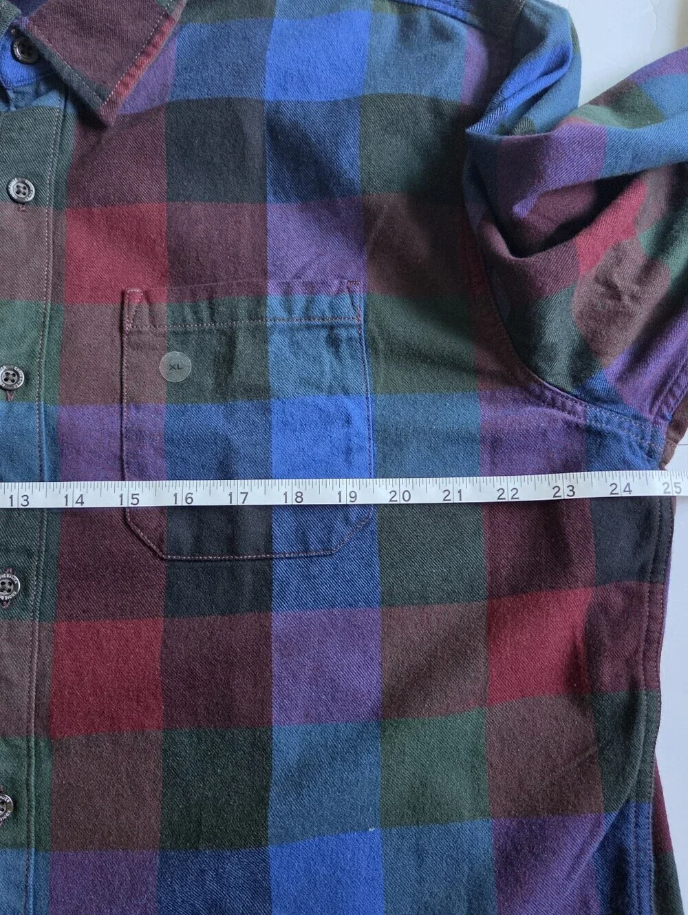 Eddie Bauer Multicolor Plaid Button-Down Shirt